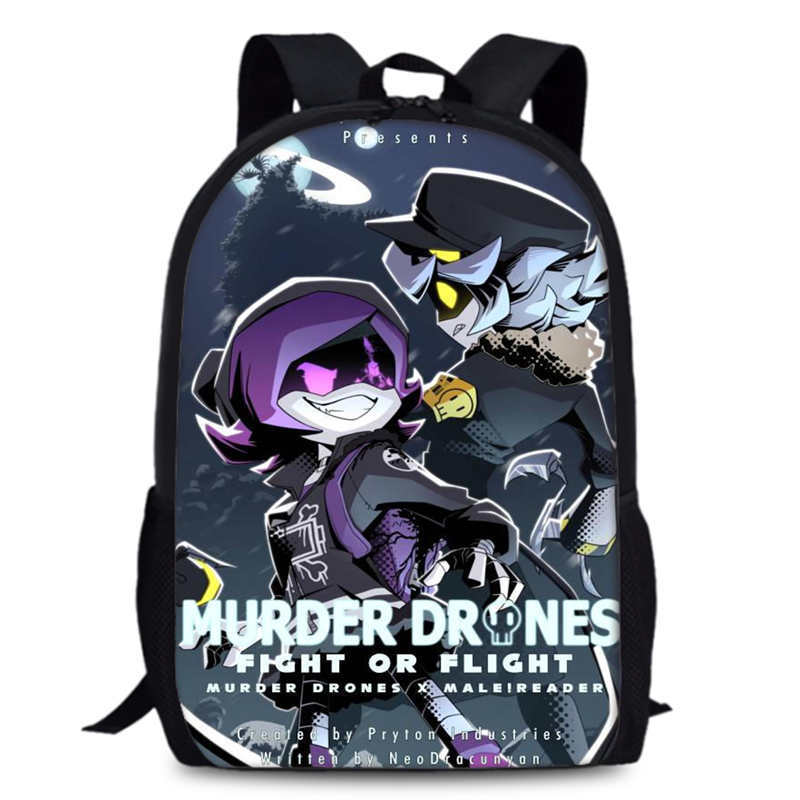 Drone & Rc Plane Maker Durgapur West Bengal - Murder Drones Anime-Peripherie-Rucksack, vielseitiger Cartoon-Schulrucksack mit
