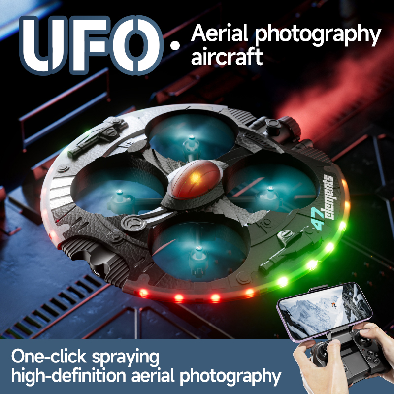 Drone Rc Fpv Manual - 8K WIFI FPV Drohne mit Lichtsprühfunktion,