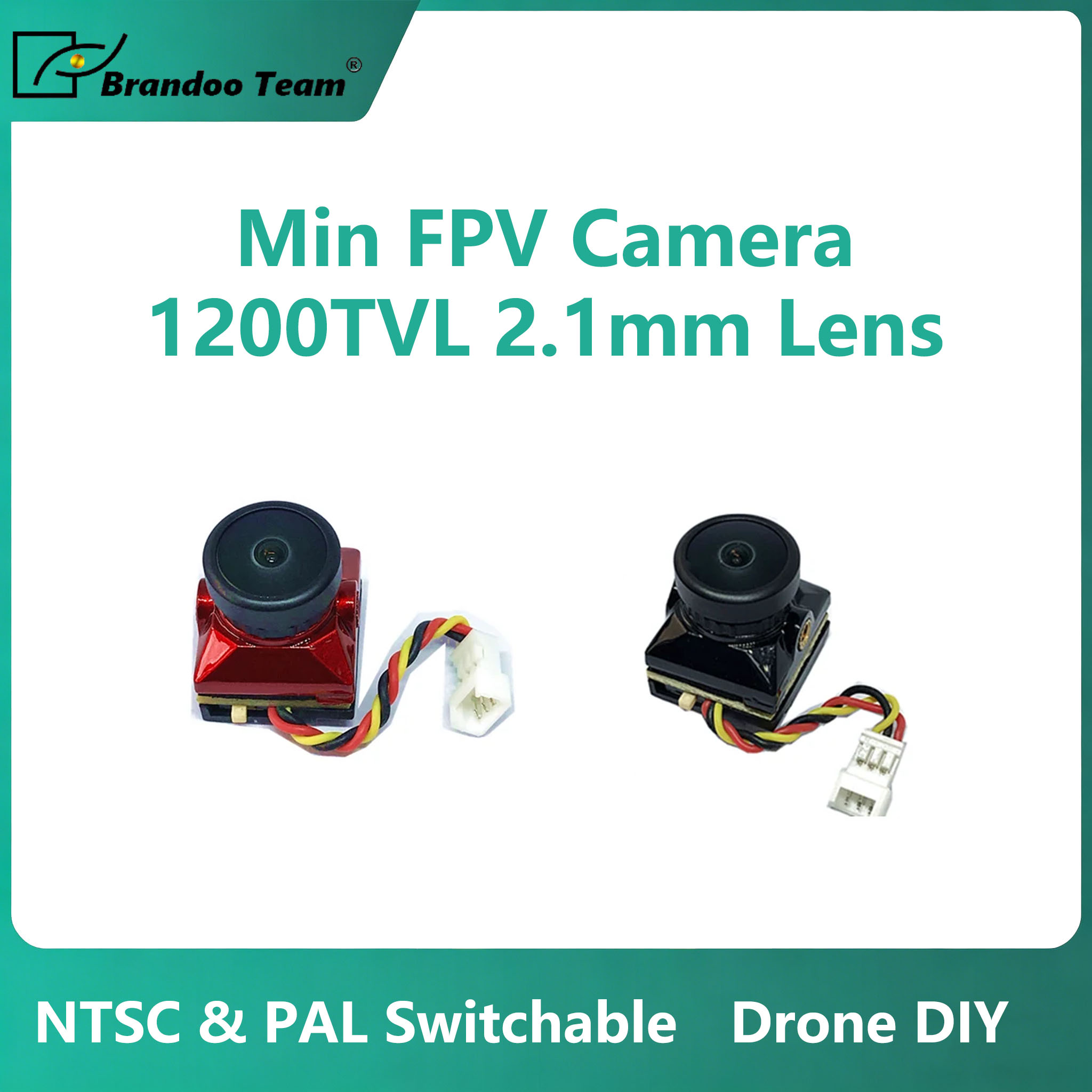 Drone Rc Team - Mini FPV-Kamera Umschaltbar NTSC & PAL