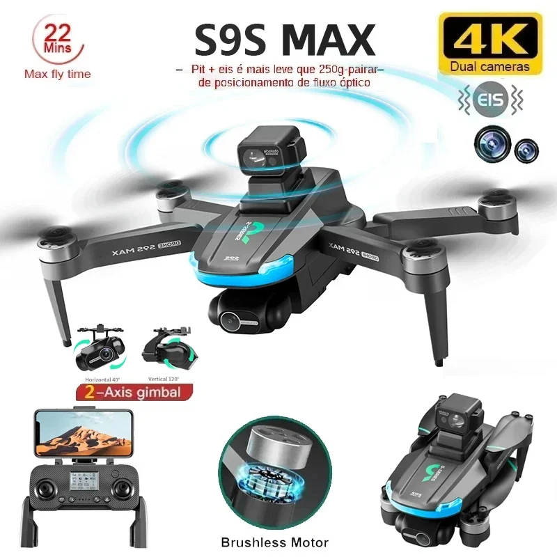 Drone Ae Rc - NEUE S9S MAX MINI Drone 4K