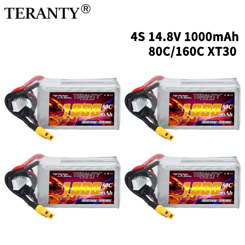 Drone Rc Leading - TERANTY 4S 1000mAh 14,8V 80C/160C Lipo-Akku