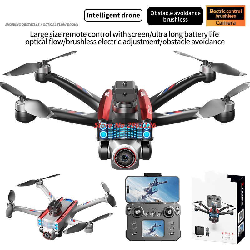 Drone Rc Fpv Manual - 8K HD-Kamera, bildschirmgesteuerte Drohne, professionelle Luftbildkamera,