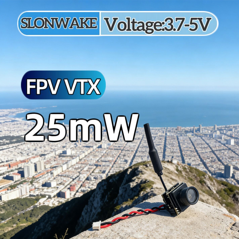Drone Rc Controller - SLONWAKE FPV 25mW Leistungssimulations-VTX Integrierter Sender