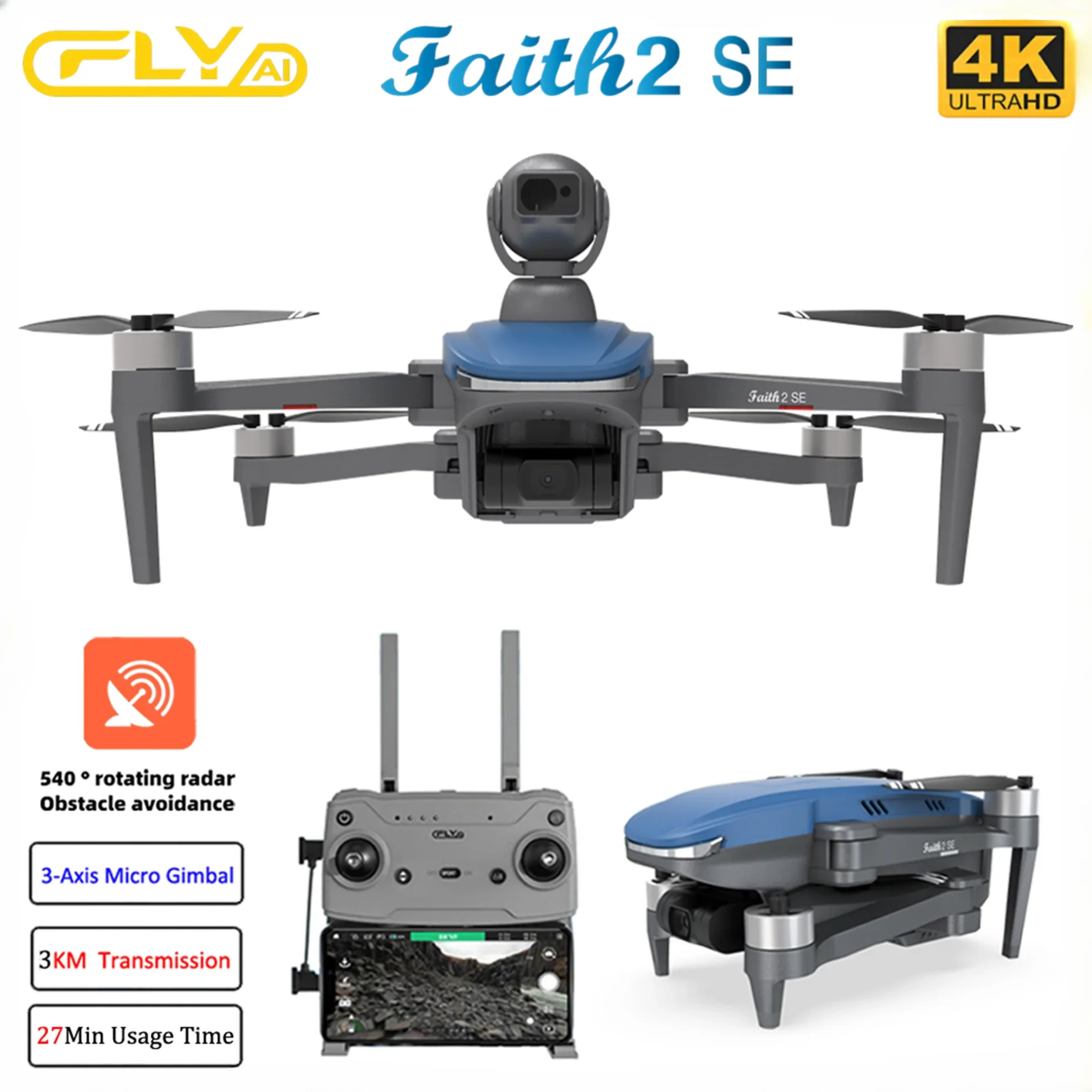 Drone Rc Fpv Manual - Faith 2 SE mit 540 °