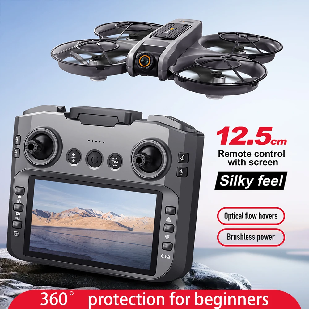 Drone Rc S156 - 2025, neue S156-Drohne mit Bildschirm, bürstenloser