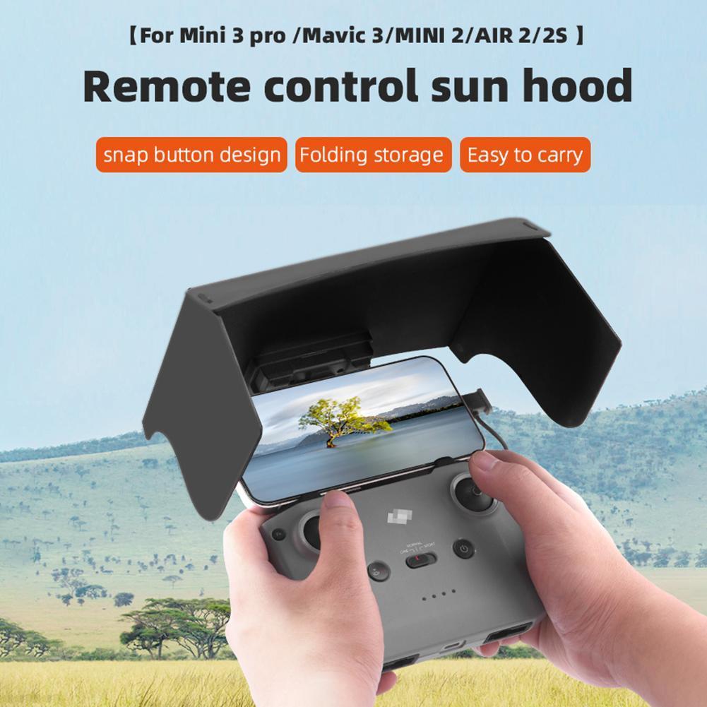 Drone Dji Rc Mavic 3 Pro - Fernbedienungs-Sonnenschutz, Drohnenzubehör, blendfrei, faltbar, Augenschutz für