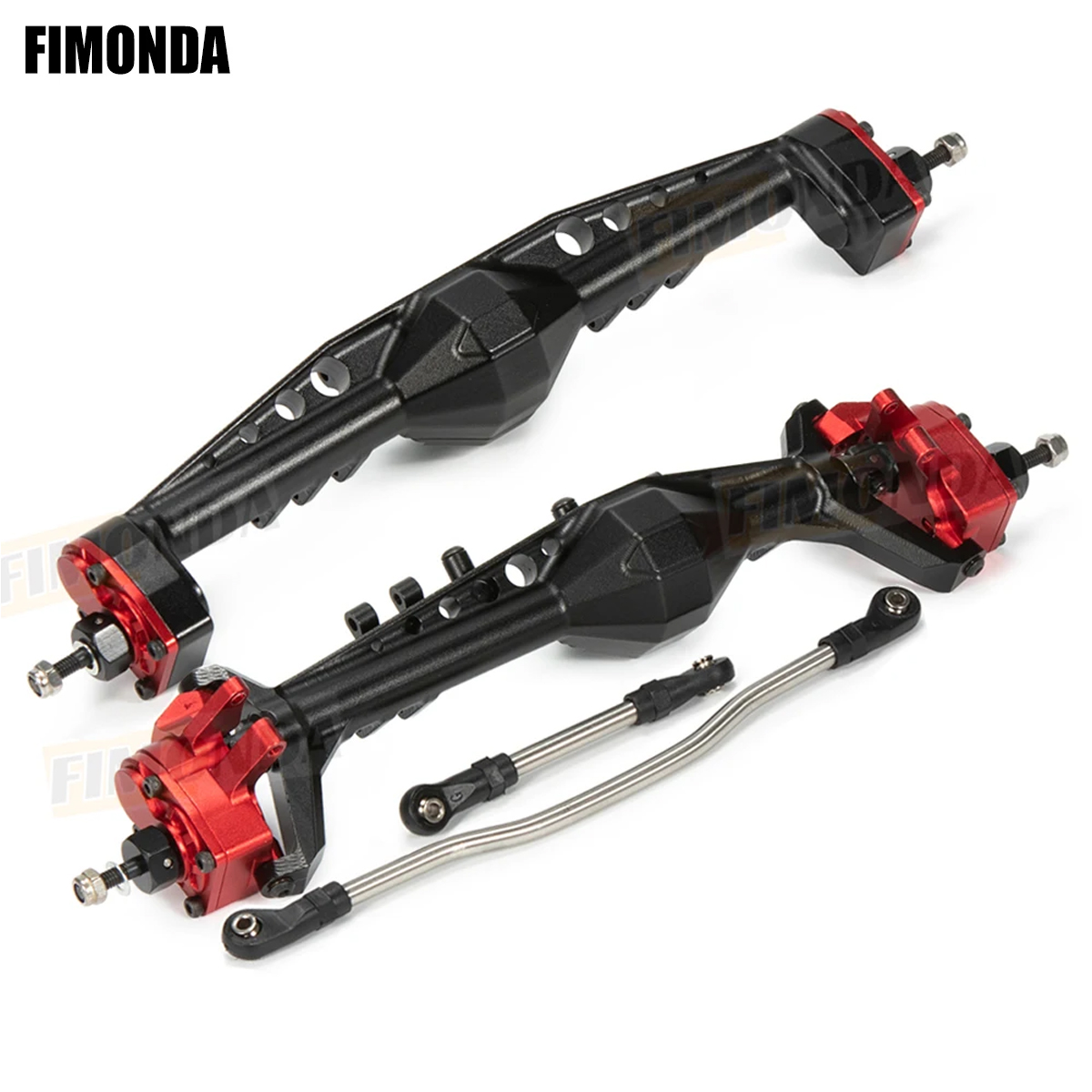 Rc Rock Crawler - Aluminium F9 Portalachse mit Offset-Vorderdifferential für