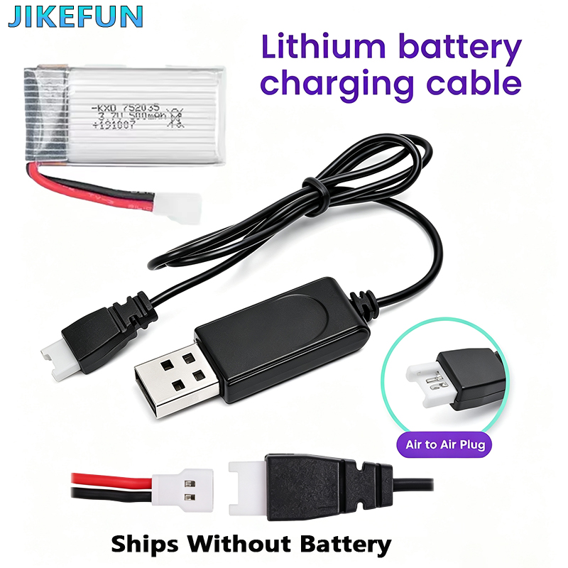Drone Rc Accessories - 3,7V Lithium-Polymer-Akku USB-Ladegerät für RC-Drohnen FPV-Flugzeugzubehör