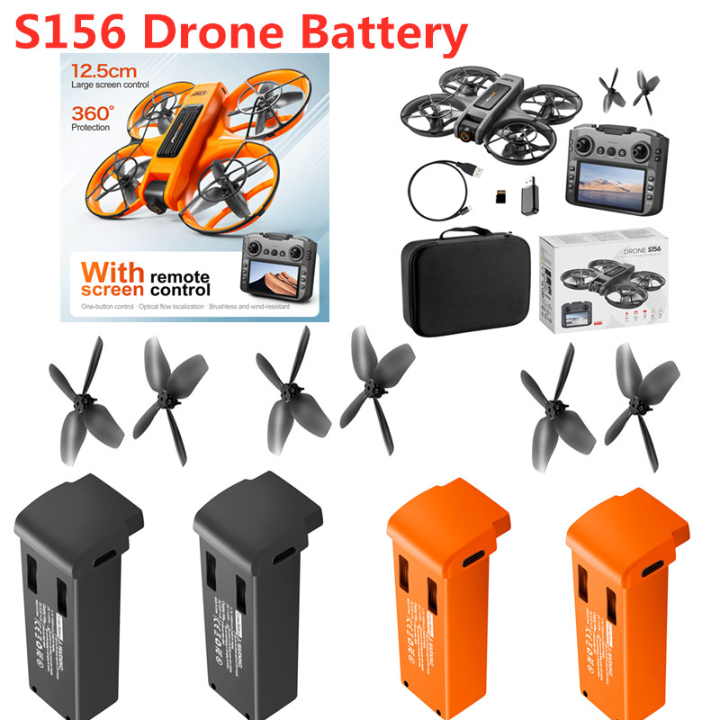 Drone Rc S156 - S156 Drohnenbatterie 3,7V 1800mAh Akku/Propeller für