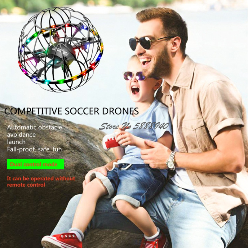Drone Rc Game - Intelligente Gestensensor-Fußballspiele Dual-Mode Fernbedienungs-Drohne 2,4G 3D-Flip