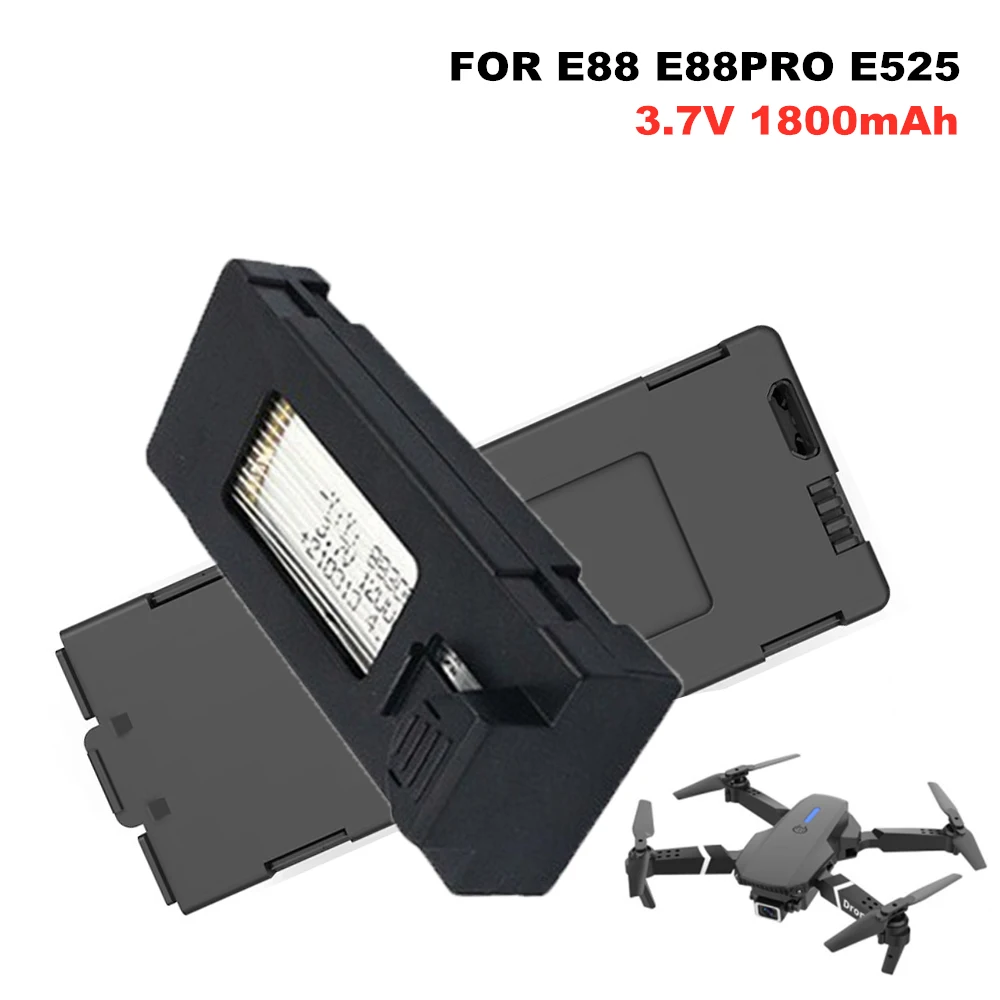 Drone Rc Game - E88 Drone Batterie 3,7 V 1800