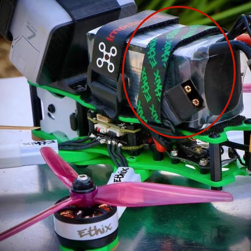 Drone Rc Team - 4 Stück Batteriegurte TBS Team Black