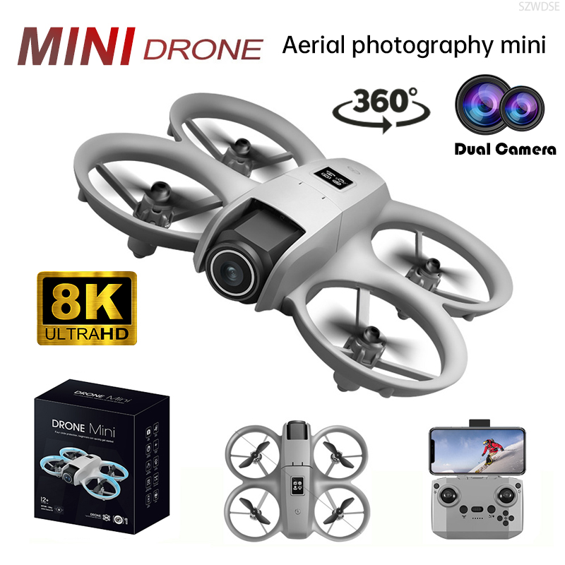 Drone Ae Rc - Mini-Drohne mit professioneller 8K-Kamera, 5G-WLAN-FPV-UAV mit
