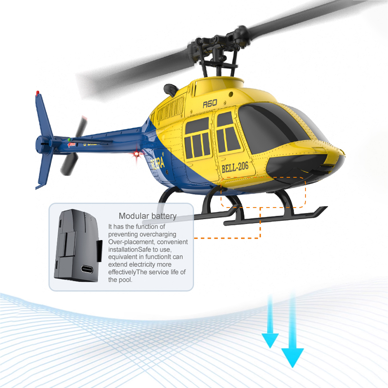 A60 RC Hubschrauber 2,4G 6-Aix – Drone Rc Bolide Bewertung und Preis