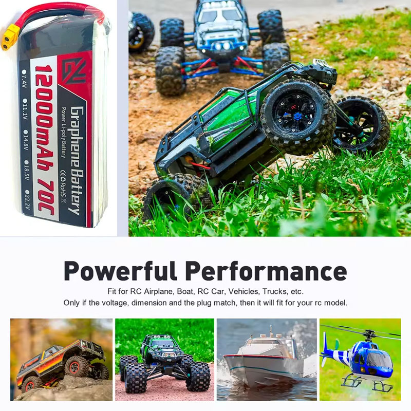 12000 mAh 6S 22,2 V 70C RC Lip – Drone Rc Game Bewertung und Preis