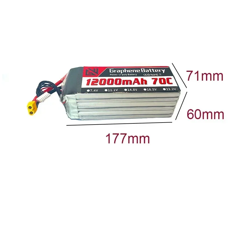 12000 mAh 6S 22,2 V 70C RC Lip – Drone Rc Game Bewertung und Preis