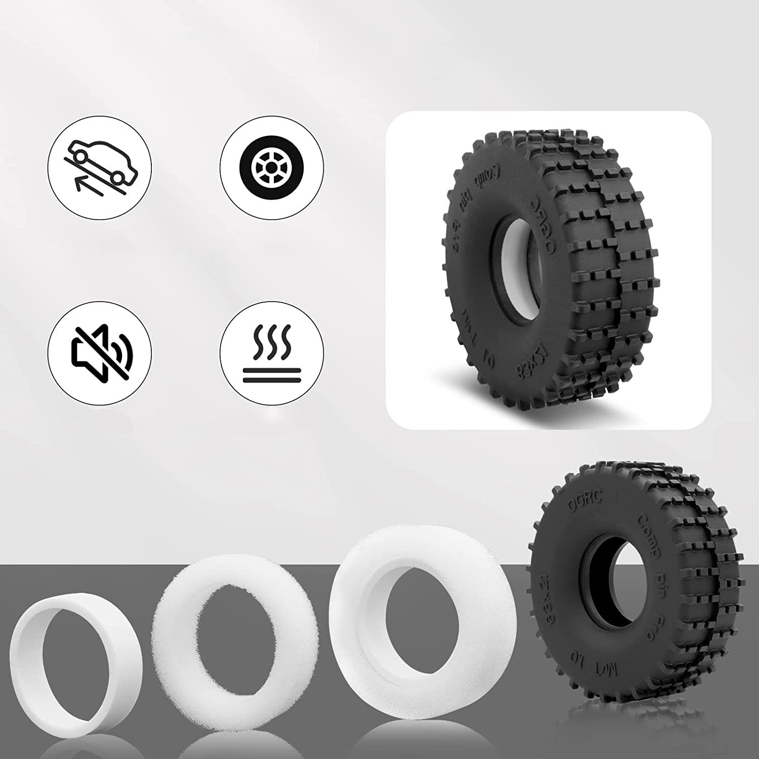 Esilun 1,0 rc reifen wettbewer – Rc Rock Crawler Bewertung und Preis