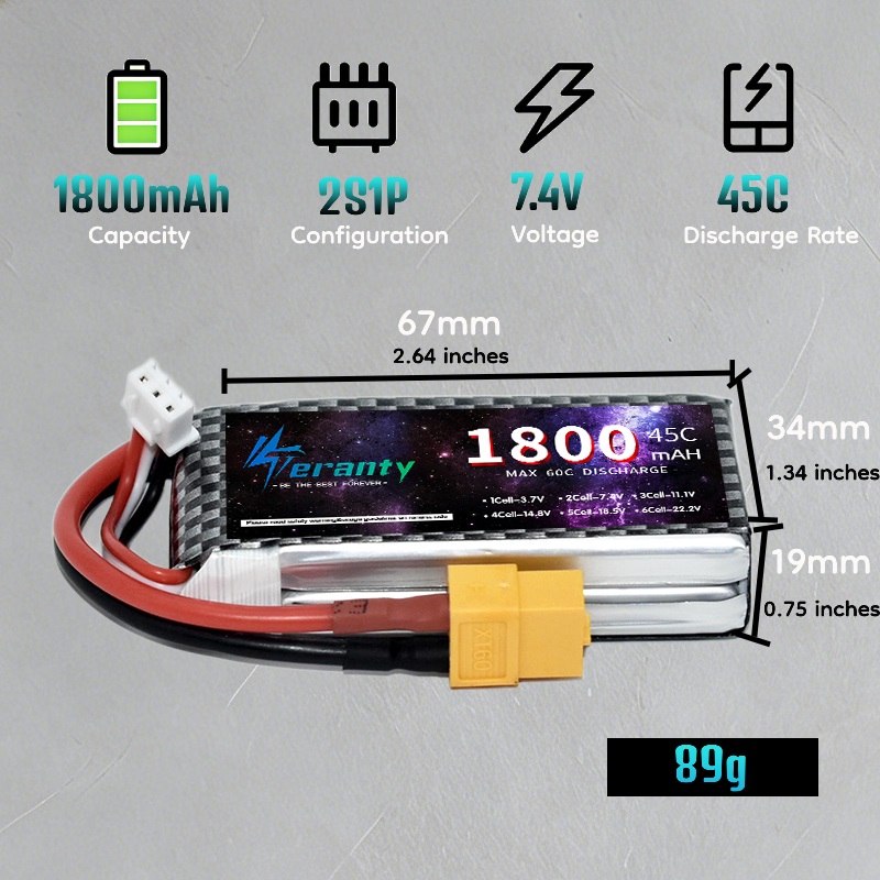 TERANTY 2S 3S 4S 1800mAh Lipo- – Drone Rc Leading Bewertung und Preis