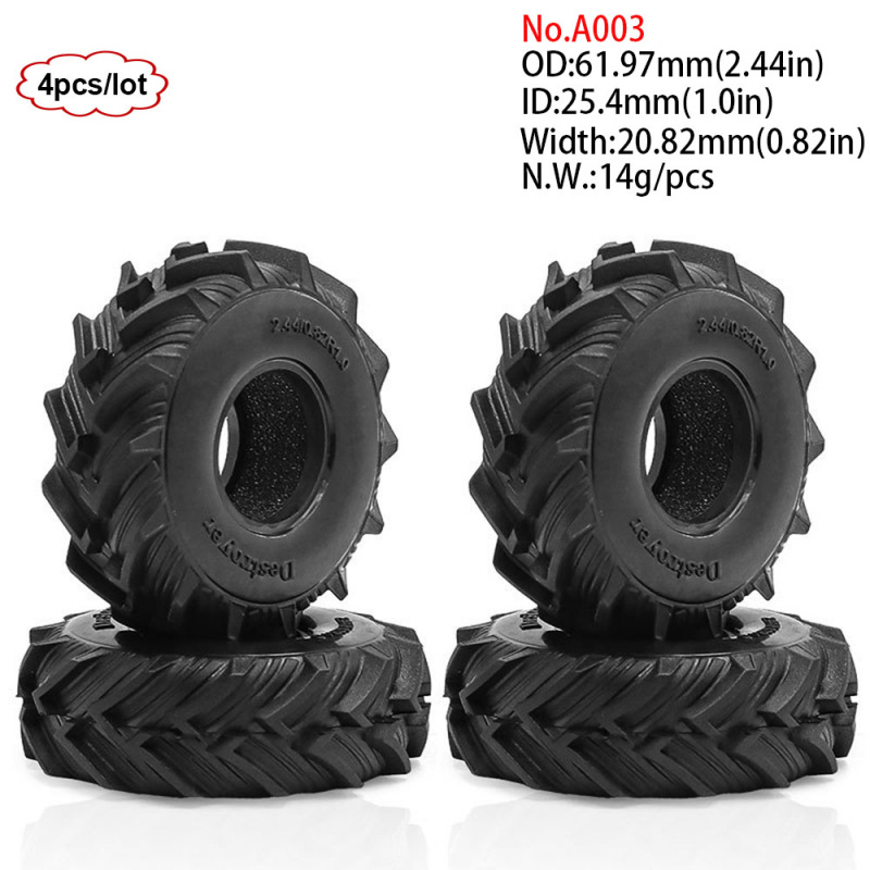 4 Stück 1,0 Zoll 57-67mm RC Cr – Rc Rock Crawler Bewertung und Preis