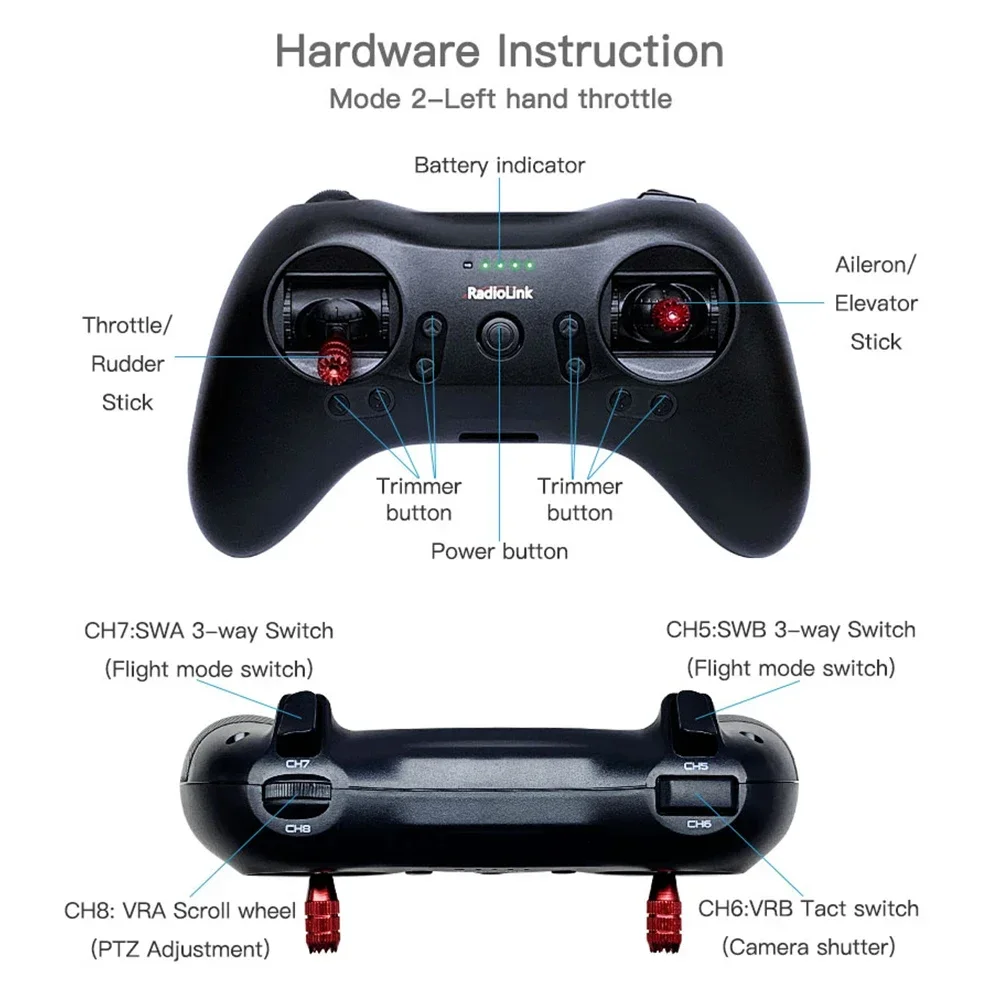 Radiolink T8S 2,4G 8-Kanal Fun – Drone Rc Game Bewertung und Preis